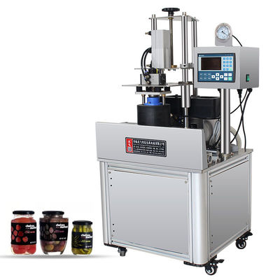 Εστιατόριο Honey Jam Vacuum αυτόματο γυάλινο βάζο Μηχανή σφράγισης φιαλίδων μετάλλου