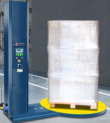 Μηχανή συσκευασίας με φιλμ PE Η τέλεια λύση για εξορθολογισμένη συσκευασία δέματος σε δοχεία