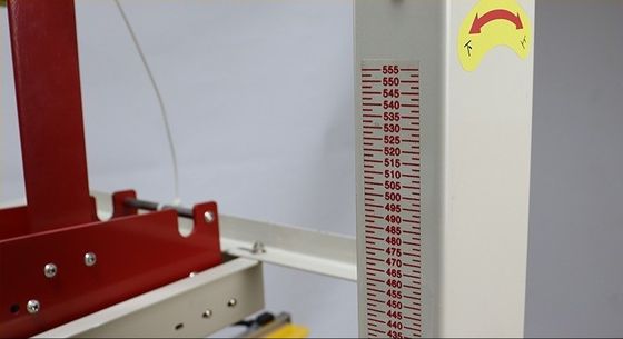 Ρυθμίσιμη μηχανή διπλής και σφραγιστικής για διάφορα ύψη χαρτονιού