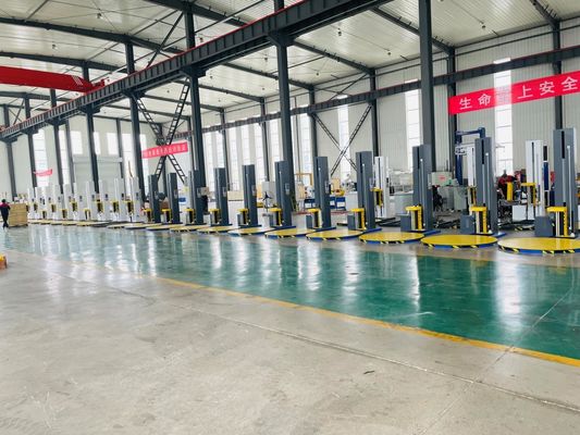 Ηλεκτρική μηχανή συσκευασίας ταινιών τέντωσης τύπου 1650 για συσκευασία παλέτων