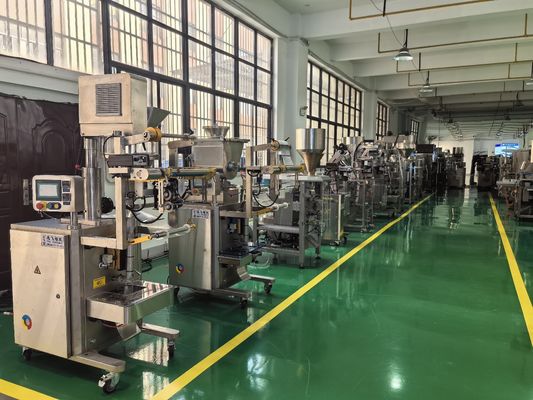 Αυτόματη μηχανή συσκευασίας τροφίμων σε κόκκους για τριαγωδικές σακούλες καραμέλας χωρητικότητα 400 kg