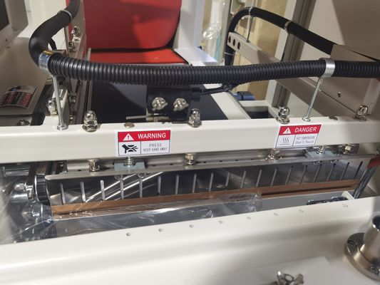 450L PLC τύπου δίσκοι αυγών αυτόματη συσκευή περιτύλιξης σφραγίδας με κάθετο φωτοηλεκτρικό αισθητήρα