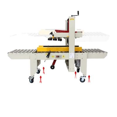 Εύκολη στη λειτουργία ημιαυτόματη μηχανή κολλητικής ταινίας για τη σφράγιση κουτιών από χαρτόνια 106 KG