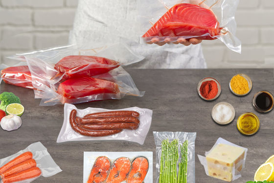 DZ600 Αυτοματοποιημένος διττός θάλαμος σφραγιστής κενού για συσκευασία ψαριού κρέατος λουκάνικα βοδινού κρέατος γαρίδες