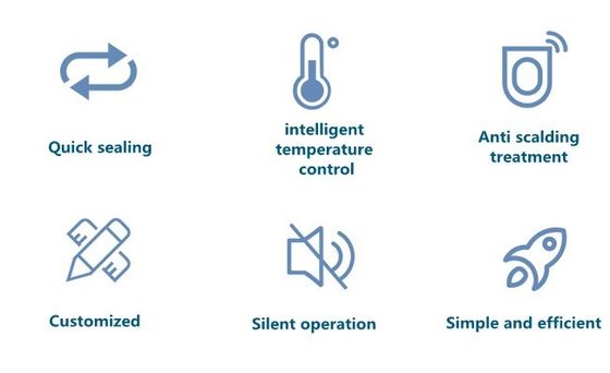 Τύπος συσκευασίας Σάκοι Αυτοματοποιημένος σφραγιστής κενού για τρόφιμα
