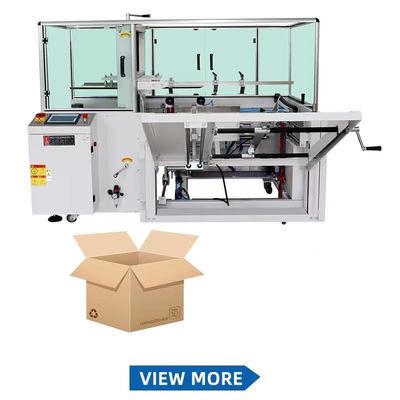 Διάμετρος ταινίας 48/60/75mm Σιδηροτροφείο και μηχανή σφράγισης για συσκευασία κουτιών από χαρτόνια
