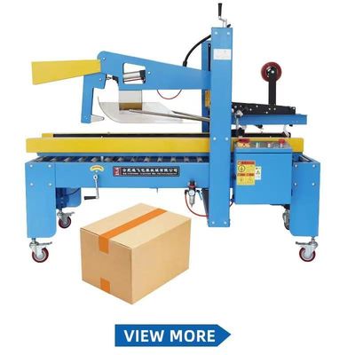 Διάμετρος ταινίας 48/60/75mm Σιδηροτροφείο και μηχανή σφράγισης για συσκευασία κουτιών από χαρτόνια