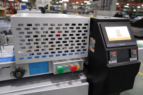Μηχανή συσκευασίας 220V Flowpack για παγωτό Lolly Popsicle σοκολάτα γλυκά μπισκότα