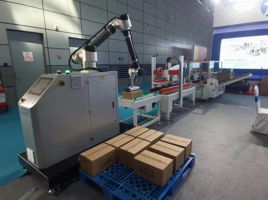 IP65 Γραμμή συσκευασίας με θήκη Θήκη κουτί κουτί Erector Δυνατότητα αναδίπλωσης σφραγιστή σύστημα παλετιστή