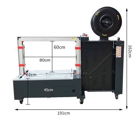 150 KG Χημική PP Ζώνη Bundle Banding Box Χαρτιά Καρτόνι Strapping Μηχανή και ταχύτητα