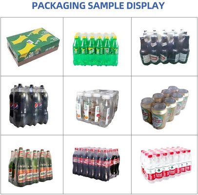 Μηχανή συσκευασίας μπουκαλιών μεταλλικού νερού με υλικό POF/PVC/PP/PE και φιλμ PE