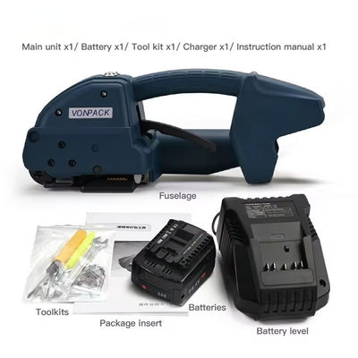 Ηλεκτρική μηχανή τυλίγματος αυτοματοποιημένων ιμάντων για πλαστική ζώνη PET PP 10-16MM