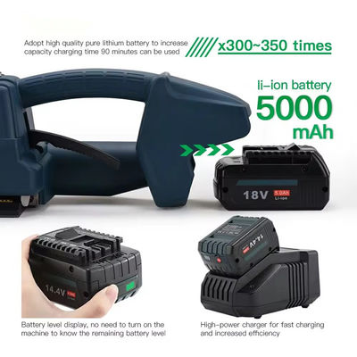 Εργαλείο χειριστήριου PET PP Balers Strapping Banding με ταχύτητα σφίξης 100-200mm/s