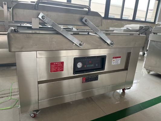 Μηχανή σφράγισης συσκευασίας κενού διπλής βροχής με μέγεθος θαλάμου 400*400*120mm