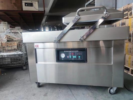 150 KG χωρητικότητα Βιομηχανική μηχανή συσκευασίας με κενό διπλής επίπεδης αίθουσας για τρόφιμα
