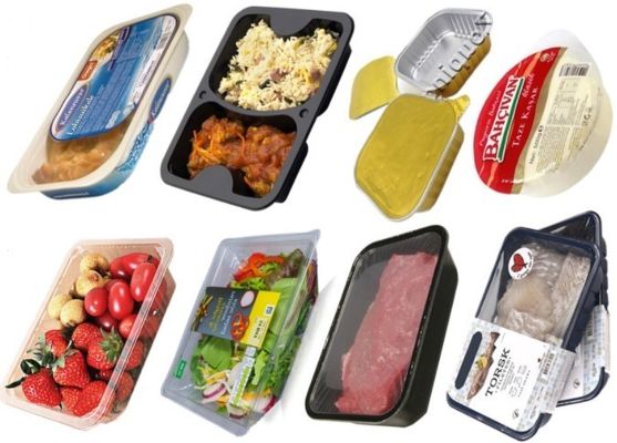 Πολυδιάστατος 380V / 50HZ αυτόματο ατμοσφαιρικό σφραγιστή ρύπανσης αερίου για σαλάτα χάρτη δίσκου λαχανικών