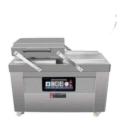 Μηχανή συσκευασίας και σφράγισης τροφίμων με ατσάλι 201 Διπλό θάλαμο σφραγίδα κενού