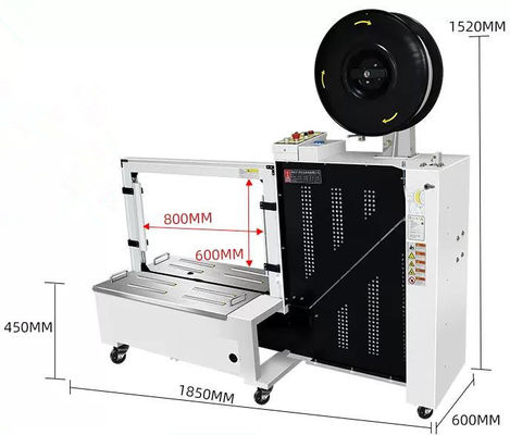 CE Αυτοματοποιημένο PP Strap Bundle Box Strapping Banding Machine Η τέλεια μηχανή μποξ