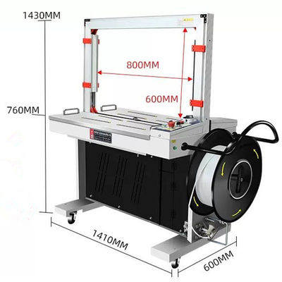 CE Αυτοματοποιημένο PP Strap Bundle Box Strapping Banding Machine Η τέλεια μηχανή μποξ