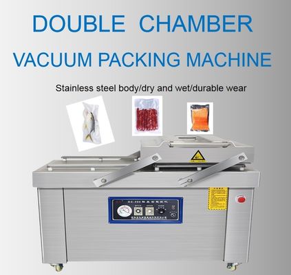 Εμπορική πλήρως αυτόματη συσκευασία υπό κενό για φασόλια νουντλς τροφή ρύζι κρέας