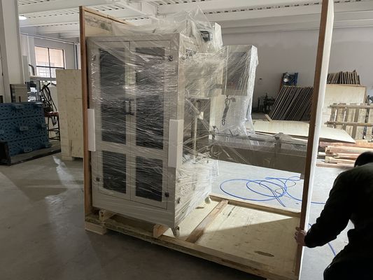 Καρτόνι τύπου συσκευασίας ημιαυτόματος τύπου μανσέτα κάθετο μπουκάλι νερού ταινία θερμότητα συρρικνώσιμο συσκευαστήριο
