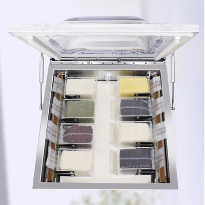 Μηχανή συσκευασίας ρυζιού από πλαστική σακούλα για σιτηρά και φασόλια