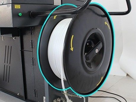 Εφαρμόστε το Strap 0,6mm πάχος PP / PET Strapper Machine για αυτόματη Strapping Banding