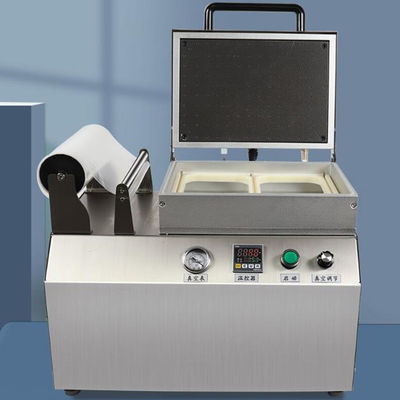 Ηλεκτρικός ηλεκτρικός σφραγιστής δίσκου κενού και μηχανή συσκευασίας δέρματος για φρέσκο βόειο κρέας