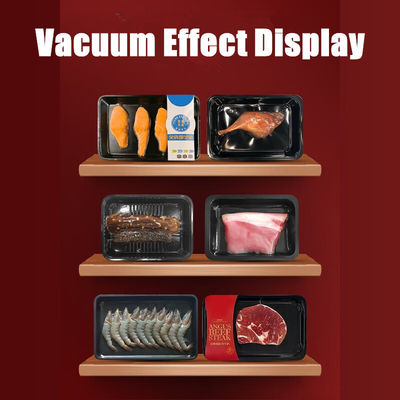 Ηλεκτρικός ηλεκτρικός σφραγιστής δίσκου κενού και μηχανή συσκευασίας δέρματος για φρέσκο βόειο κρέας