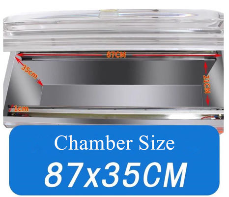 DZ-850 Μηχανή σφράγισης κενού από ανοξείδωτο χάλυβα για συσκευασία χημικών σκόνης