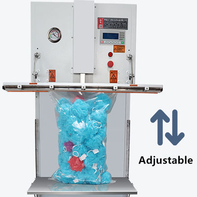 150kg υγρά-αραίος συσκευή σφράγισης τροφίμων με αντλία αέρα για φουσκωτή σφράγιση σε κάθετη συσκευασία