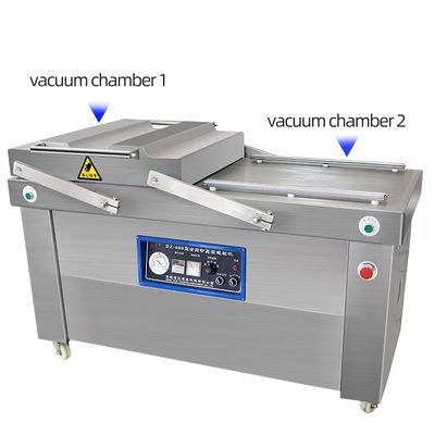 2200W DZ-600/2S Stand Double Chamber Vacuum Packer για ψαρό μπριζόλα υλικό υγρό βοδινό