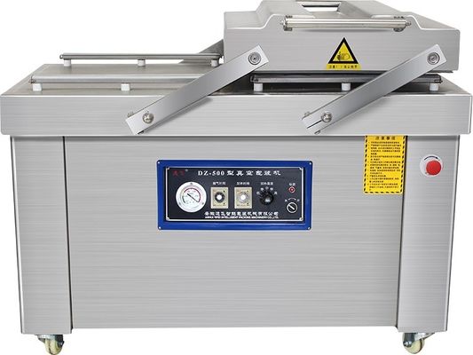 2200W DZ-600/2S Stand Double Chamber Vacuum Packer για ψαρό μπριζόλα υλικό υγρό βοδινό