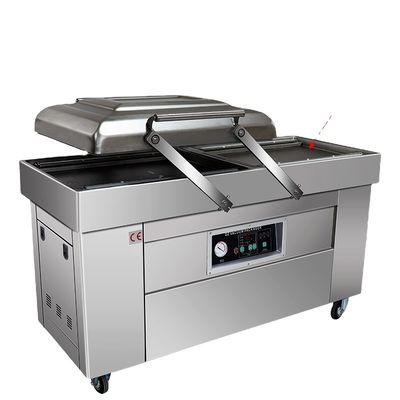 DZ-600/2SB 1500W αυτόματη βιομηχανική συσκευή σφράγισης με κενό για φασόλια τροφίμων ρύζι ψάρι
