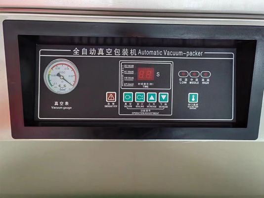 Ημιαυτόματος εμπορικός διττός θάλαμος σφραγιστής κενού για πλαστικό υλικό συσκευασίας