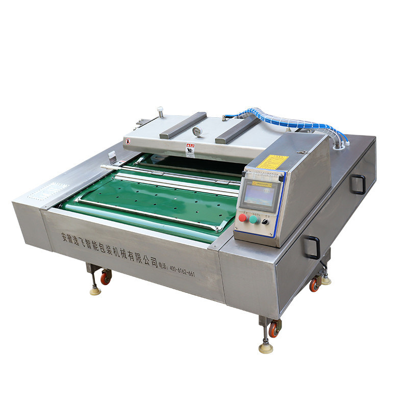 Μηχανή συσκευασίας τροφίμων με 1125x440x100mm Μέγεθος θαλάμου και μήκος σφράγισης 1000mm