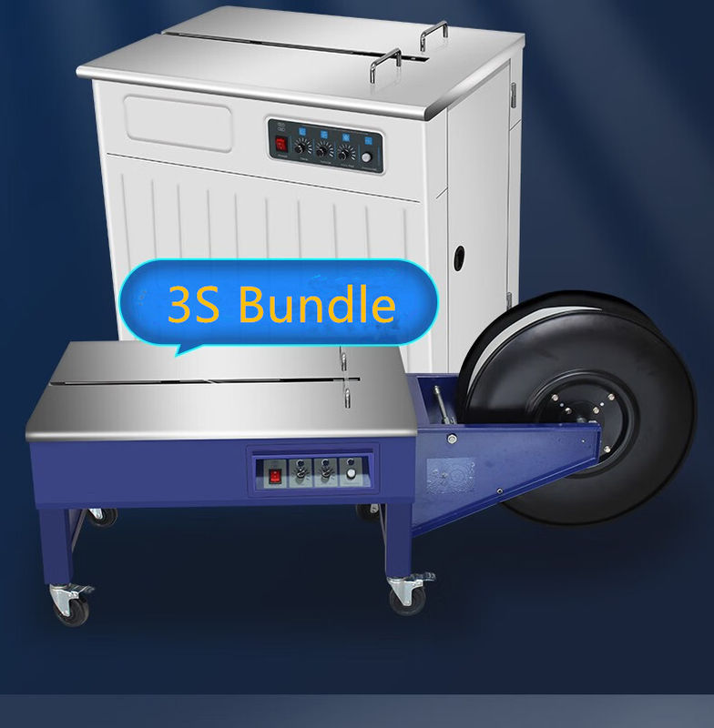 60 KG Vertical Semi Auto PP Belt Box Packaging Strapping Machine με παροχή ενέργειας 250W