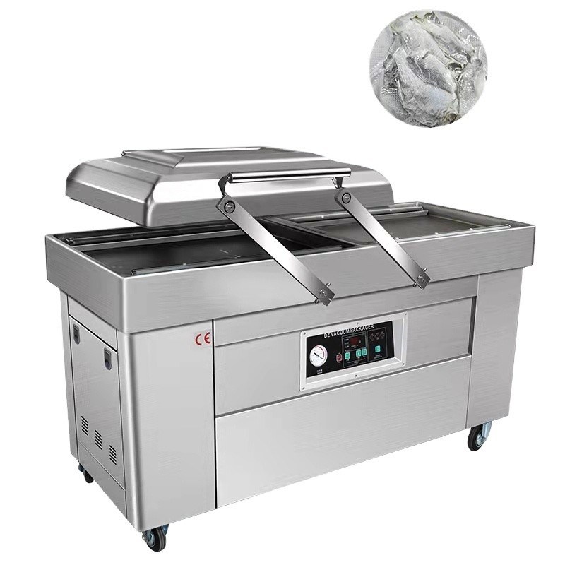 190 KG CE Εγκριθείσα Βιομηχανική Αυτοματοποιημένη Μηχανή Συσκευασίας Υπό Κενό Για Ράζι Νερό Ξηρό Τρόφιμο Κρέας Φρούτα Ψαρά Αβγό Πτακάκια