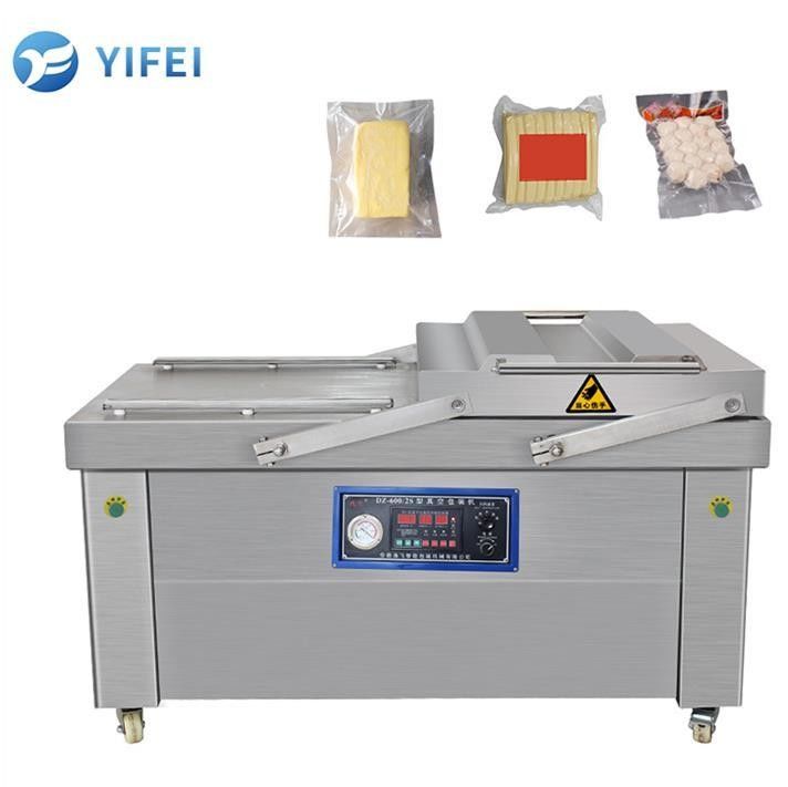 2200W DZ-600/2S Stand Double Chamber Vacuum Packer για ψαρό μπριζόλα υλικό υγρό βοδινό