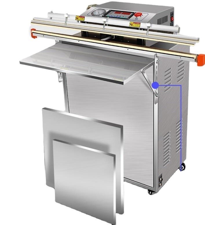 Τύπος συσκευασίας Σάκοι Βερτικάλιος σφραγίστης κενού για τρόφιμα Εξωτερικό λούσιμο και συσκευασία αερίων